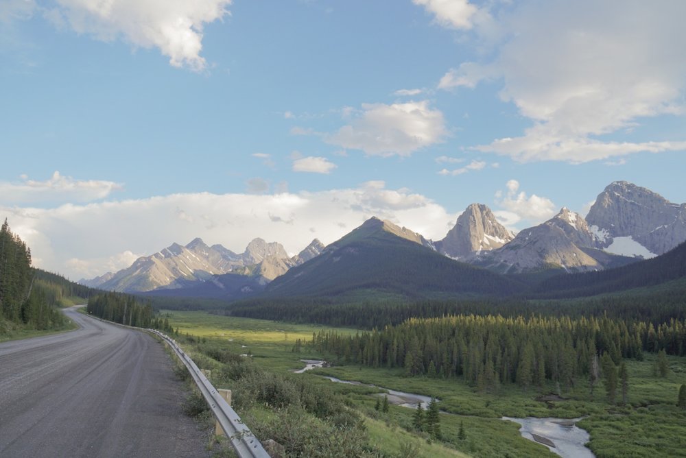 Picturesque Canadian highway